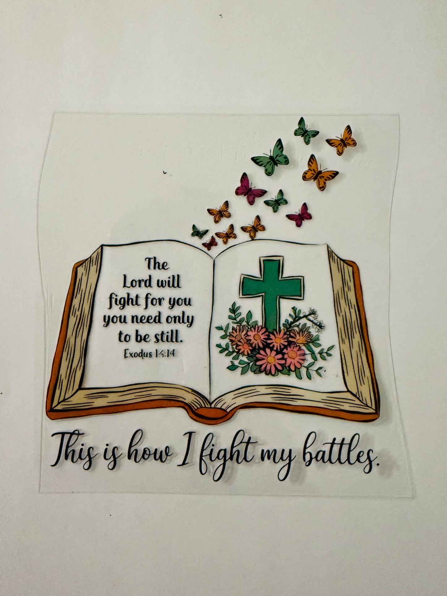 This is how I fight my battles