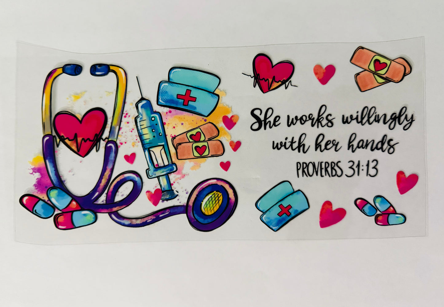 She works with her hands