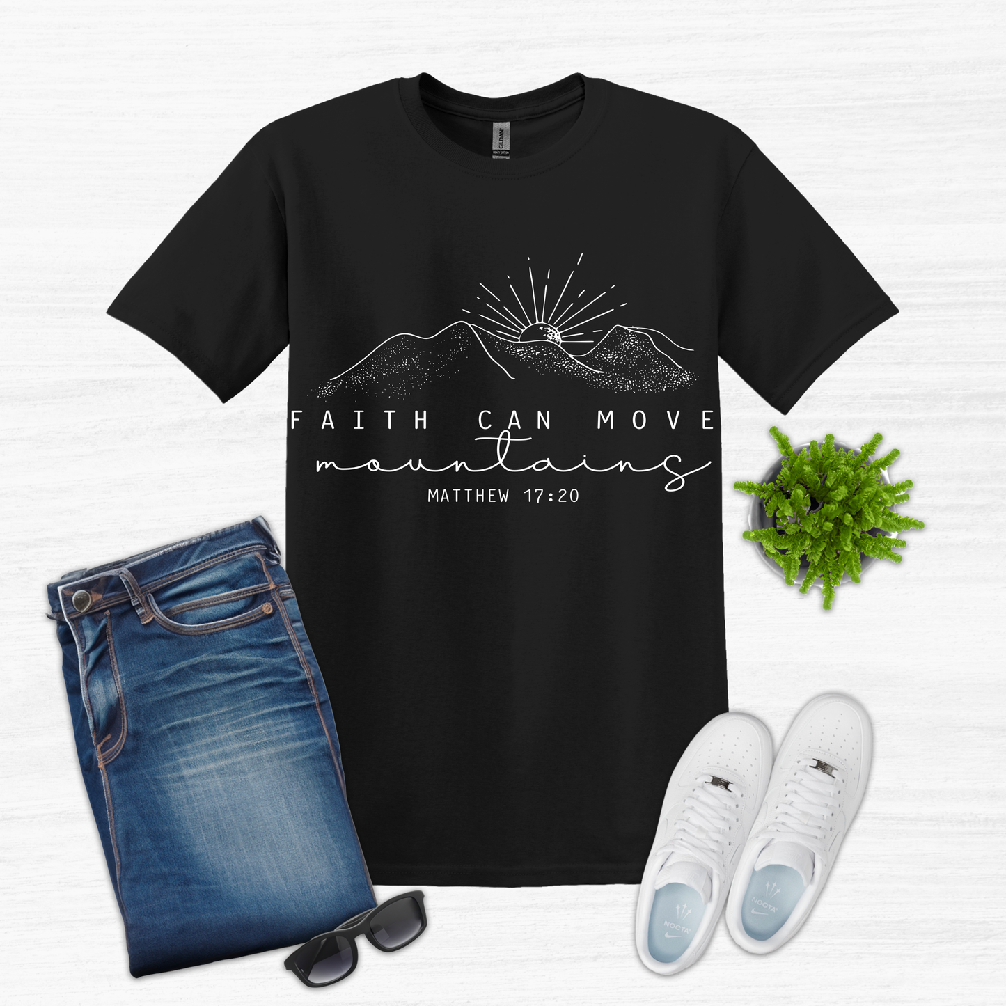 Faith can move mountains