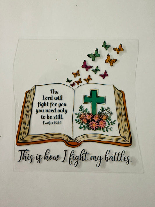 This is how I fight my battles