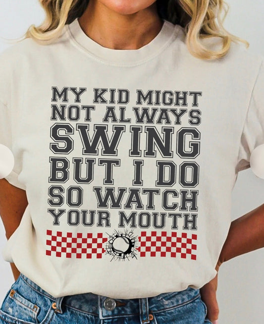 My kids might not swing But I do